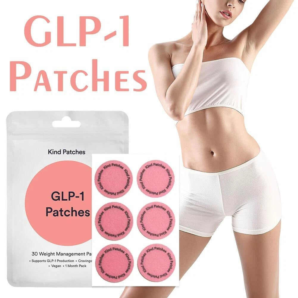1-5 PACK New GLP-1 Patches Kind Patches - 1 Month Supply Cravings Support Vegan
