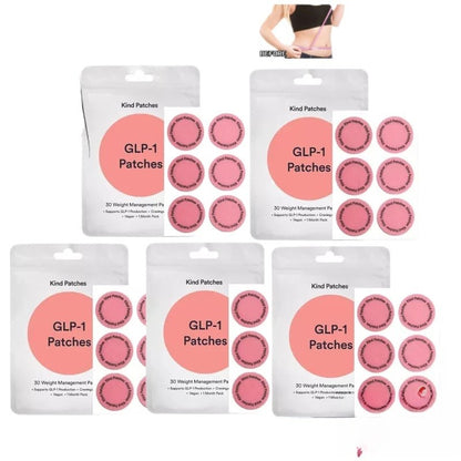 1-5 PACK New GLP-1 Patches Kind Patches - 1 Month Supply Cravings Support Vegan